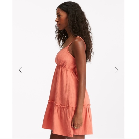 NWT Billabong Wave After Wave Babydoll Mini Dress - Picture 2 of 7